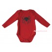 Halloween Red Baby Jumpsuit & Spider Print TH584